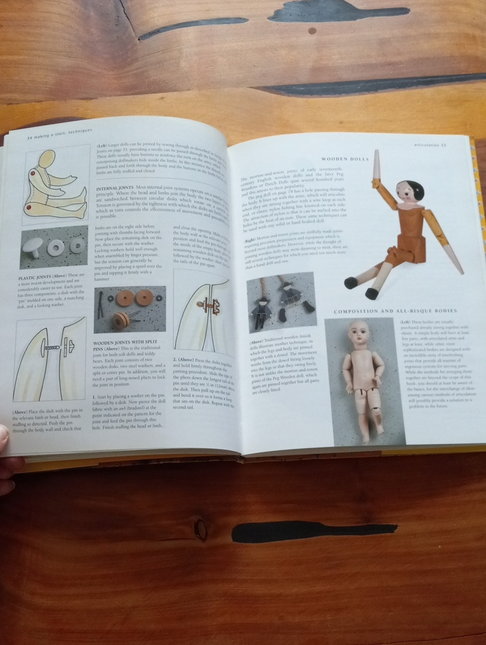 The Complete Book of Dollmaking by Pamela Peake - Blue & Yellow Cover - Picture 7 of 8